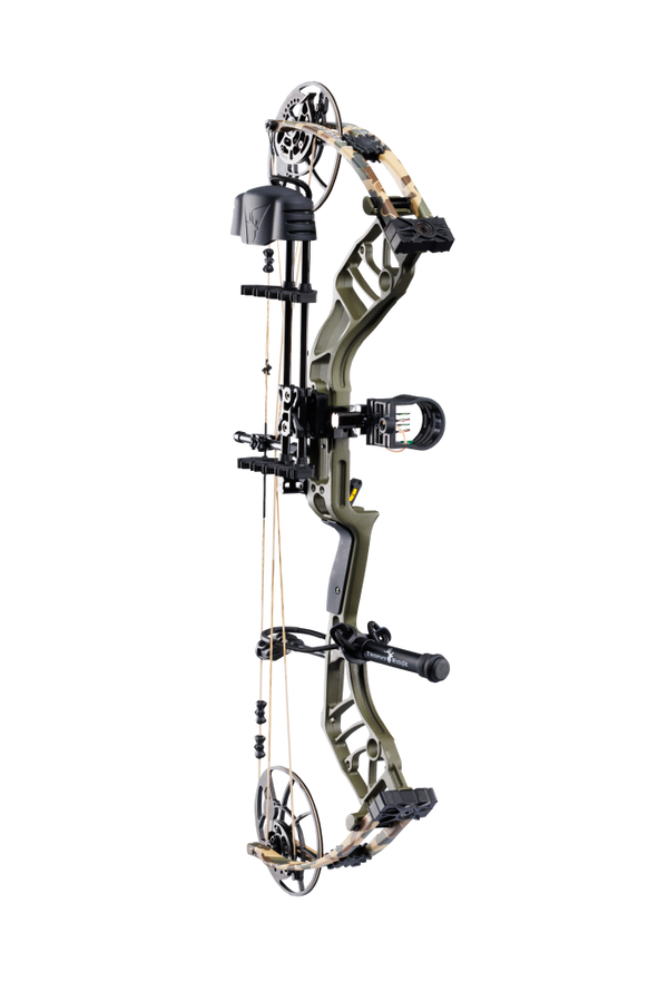 The Bear Archery Legend hunting compound bow delivers exceptional adjustability with draw lengths and an 85% let off.