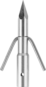 Cajun Bowfishing Piranha XT Point -  bowfishing broadhead - 2 barb arrow