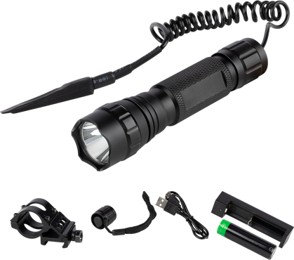 Cajun Bowfishing Picatinny Bowfishing Bow Light - Flashlight Mounting Bracket - Bowfishing Bow Light Mount - Compound Bow Light